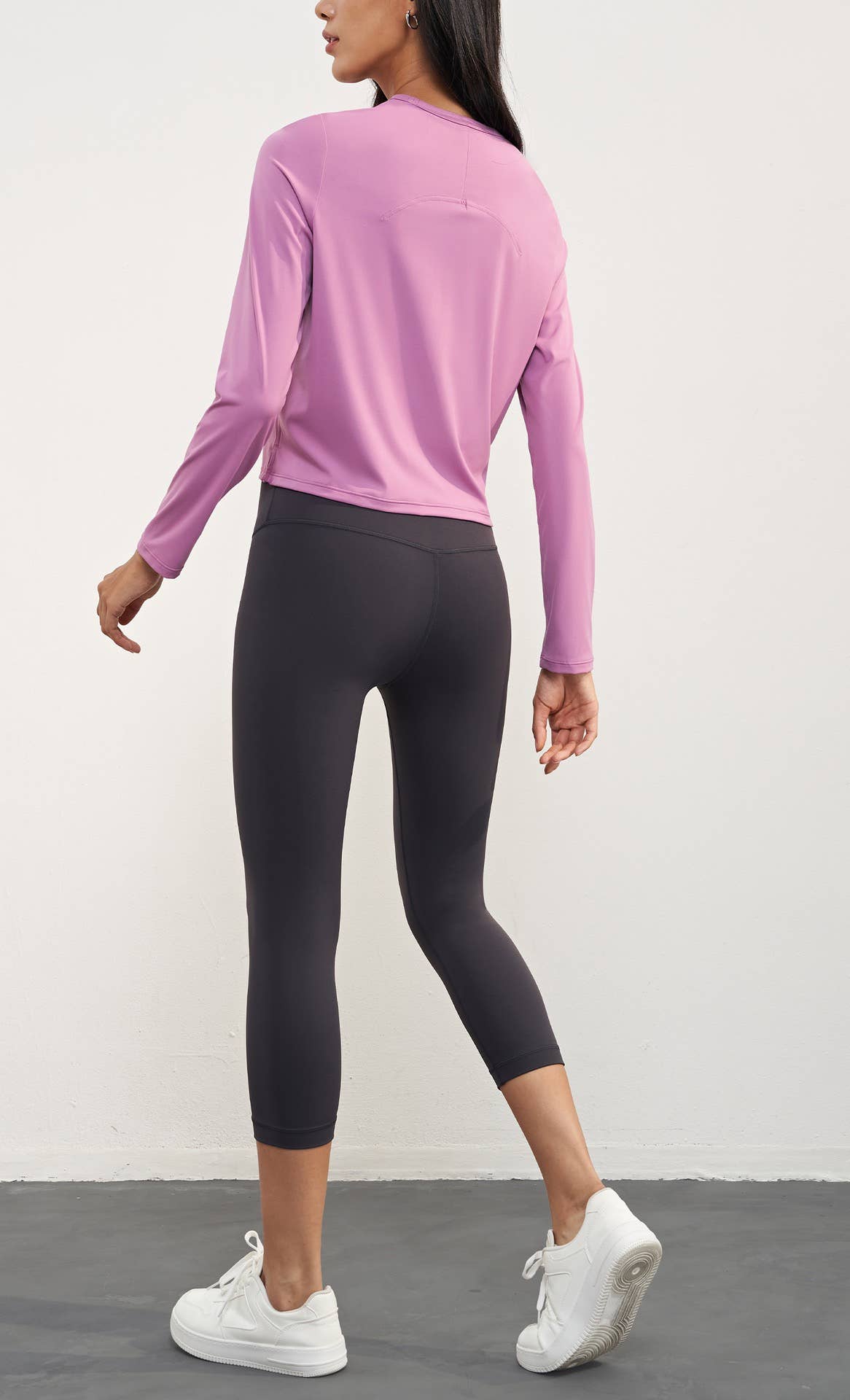 Pippa Buttery Soft Basic Long-sleeve Active Shirt