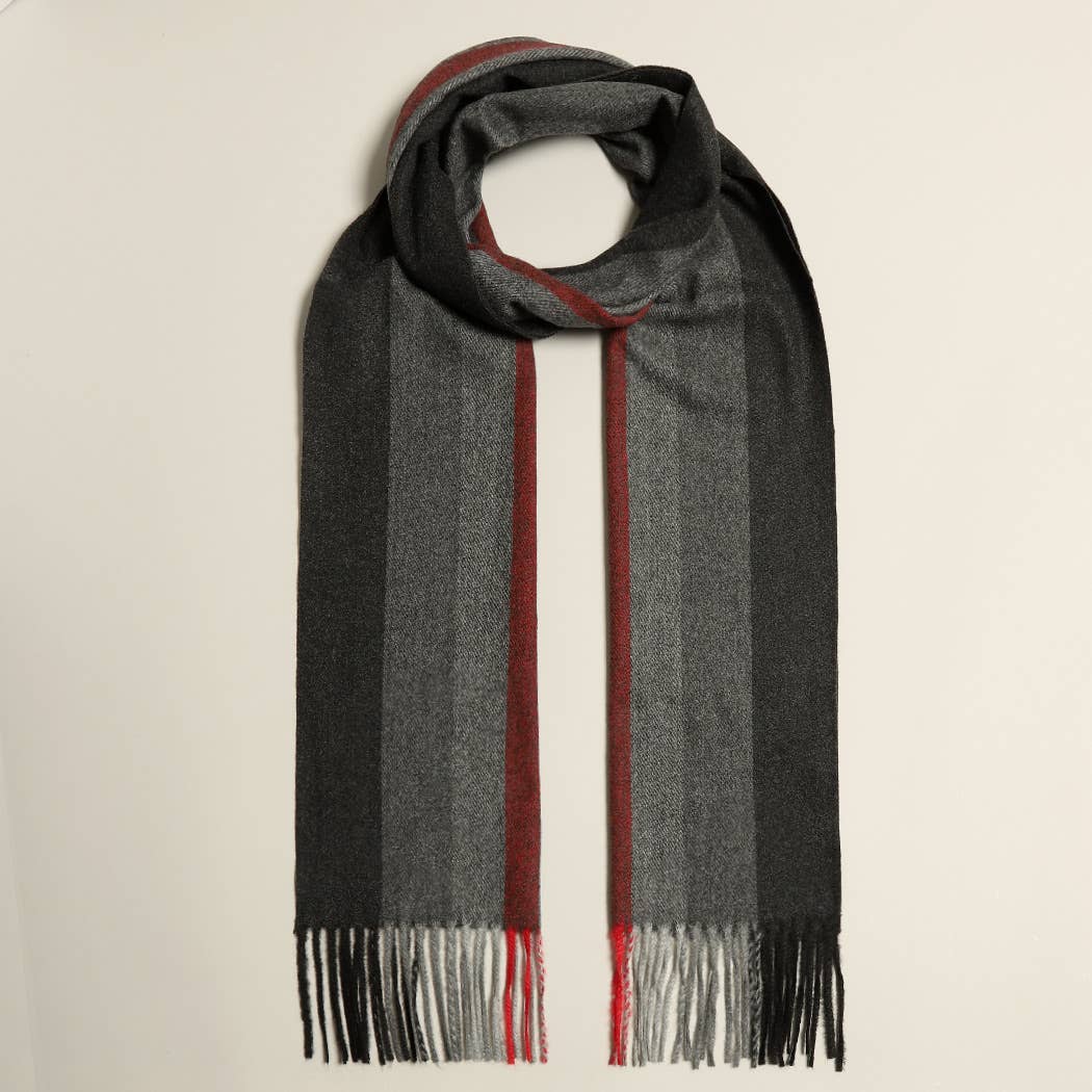 Herringbone Lightweight Cashmere Feel Scarf