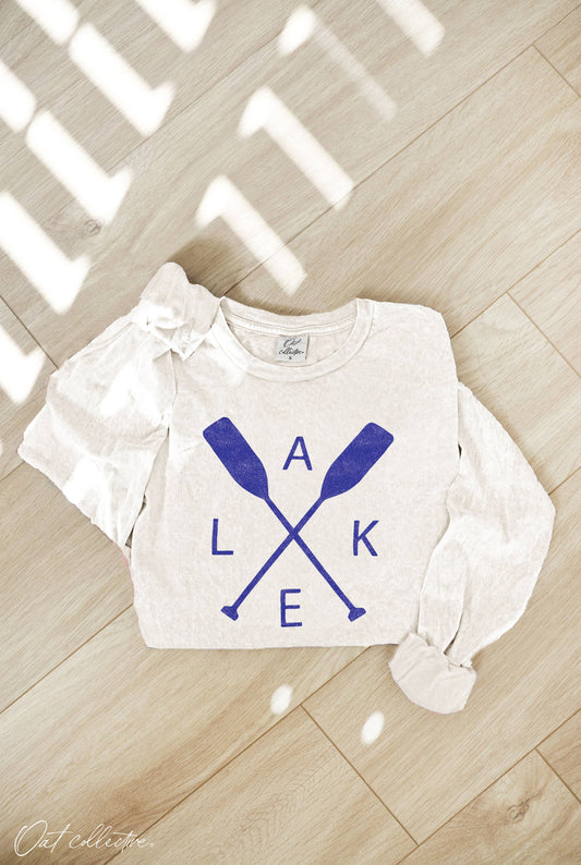 LAKE Mineral Washed Long Sleeve Graphic