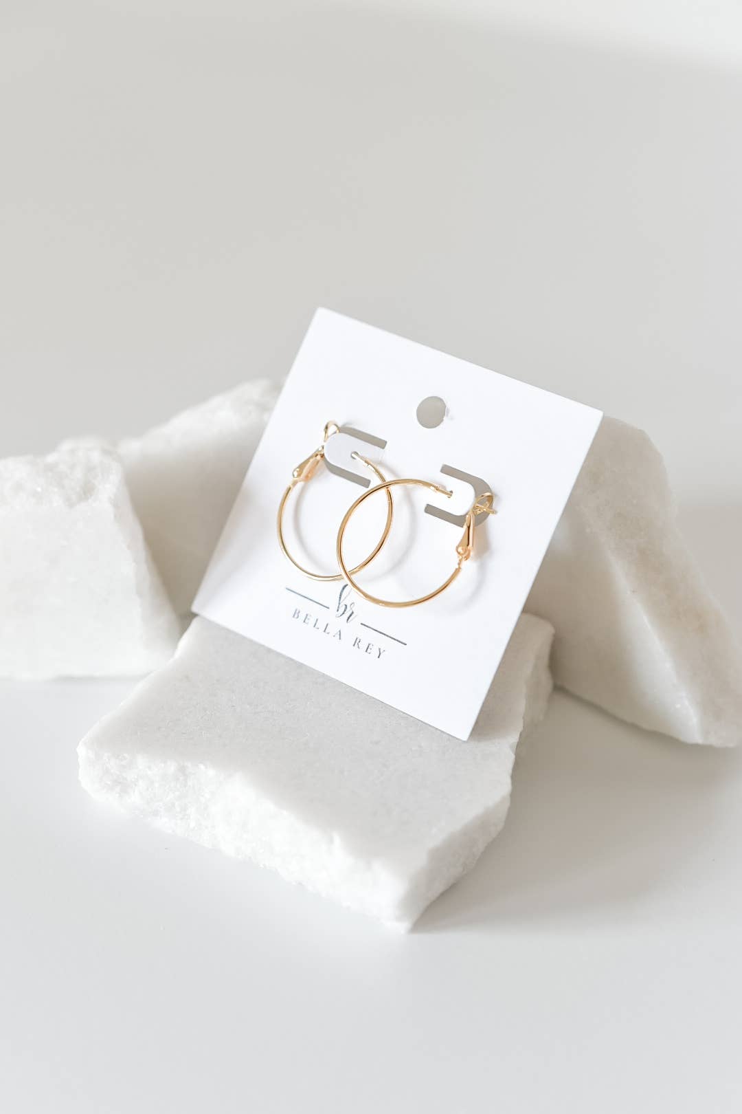 18k gold plated hoops -earrings-