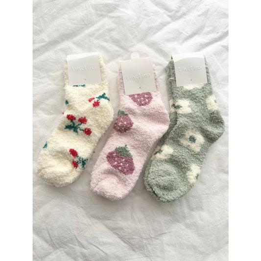 Assorted Fuzzy Cozy Socks