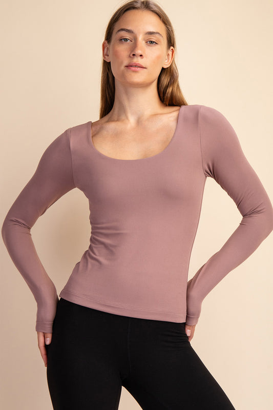 Butter Soft Round Neck Long Sleeve Top