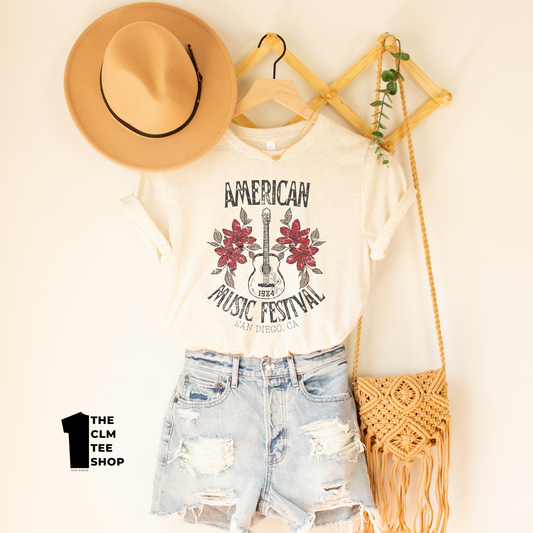 American Music Festival Unisex Tee