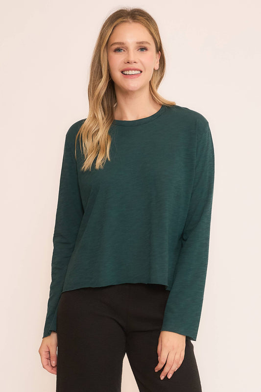 Boxy Fit Long Sleeve Top