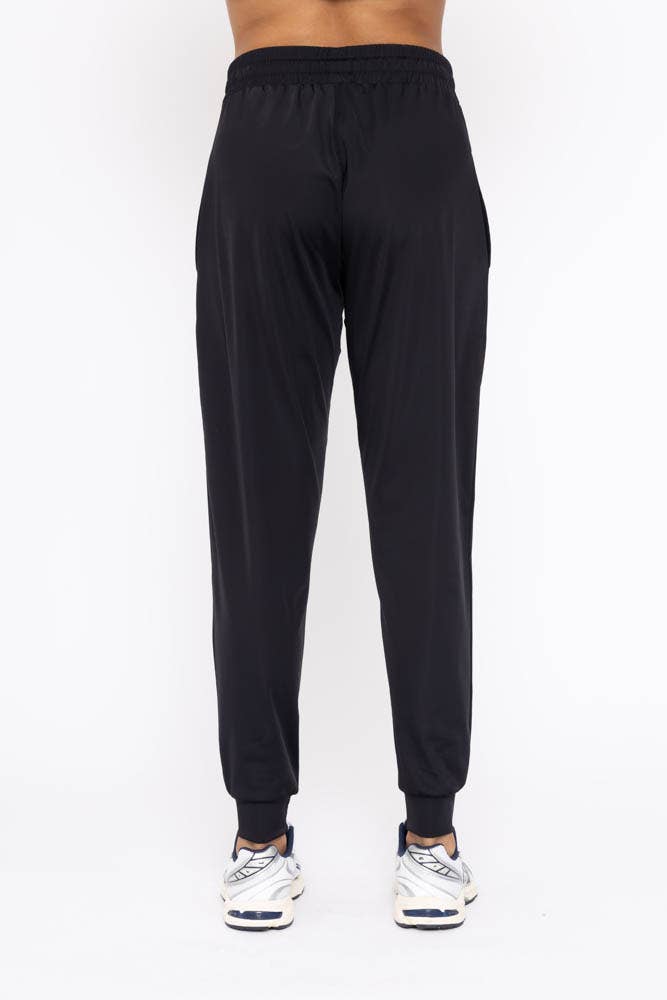 Solid Pleated Front Joggers