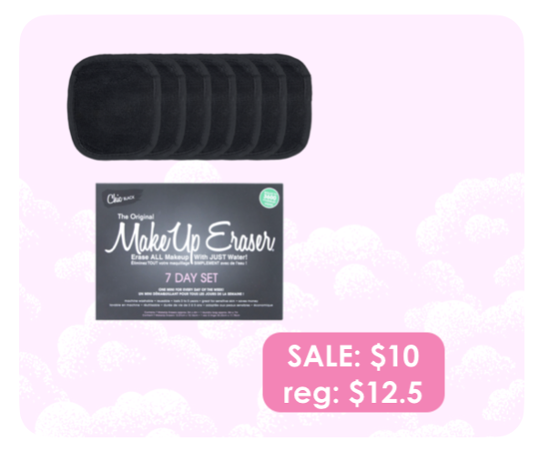 Makeup Eraser Chic Black 7-Day Set