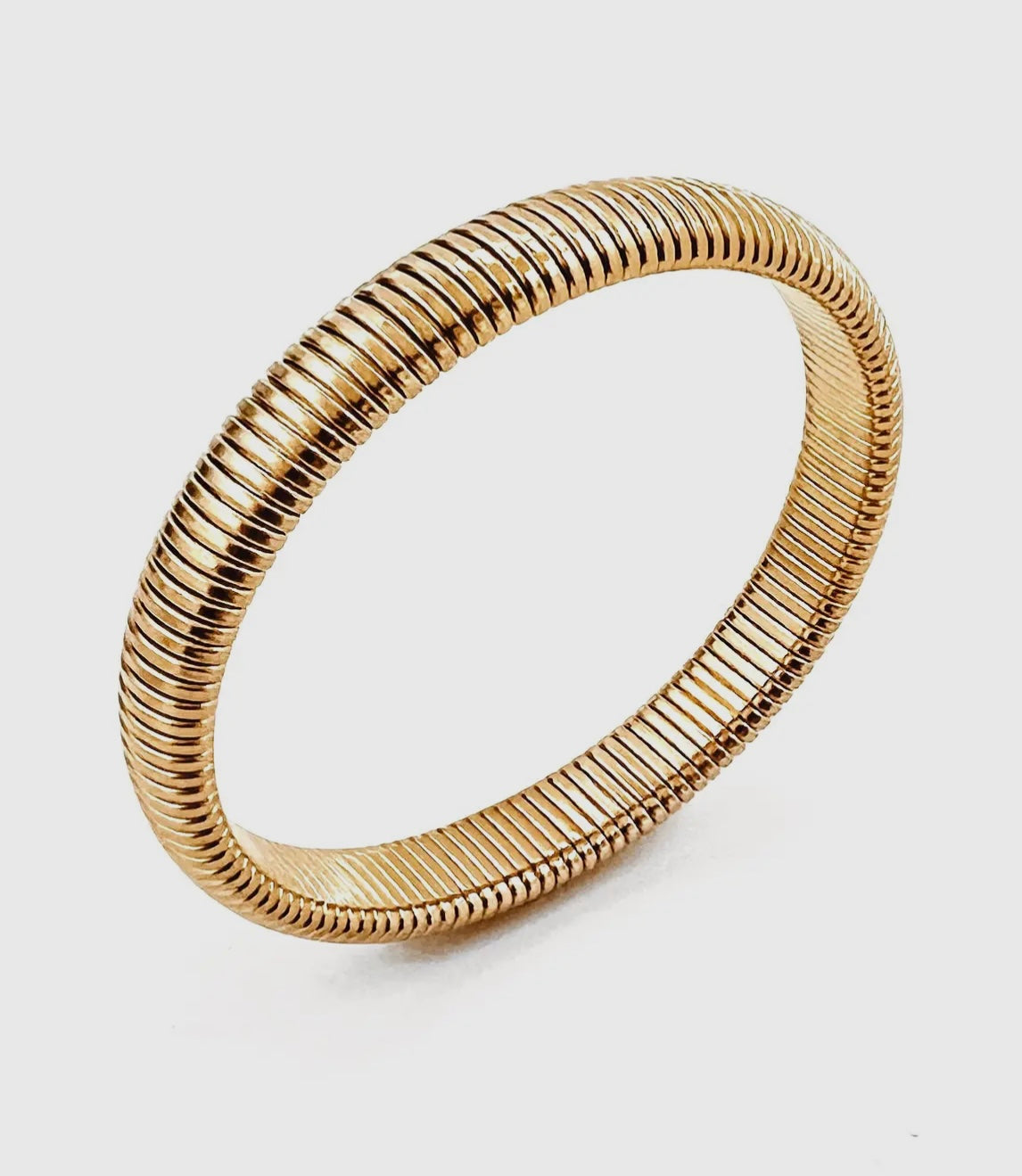 Baia Thin Coil Bangle Bracelet Choose Color