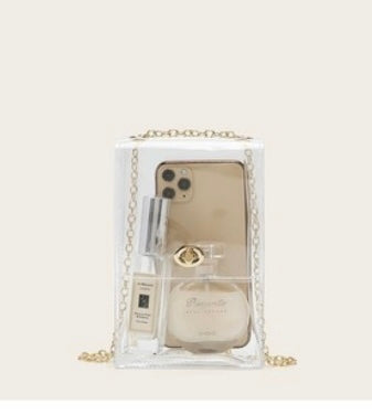 Clear Crossbody Cellphone Case Bag