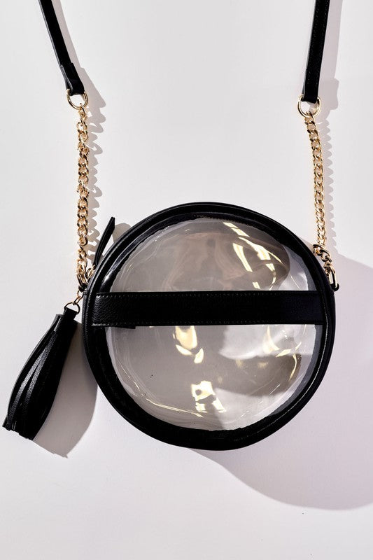 Circle Clear Crossbody Bag