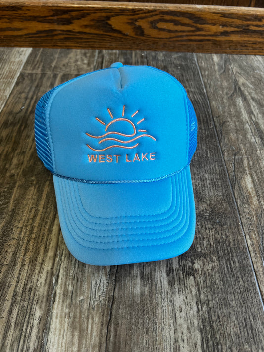 West Lake- Blue Trucker Hat