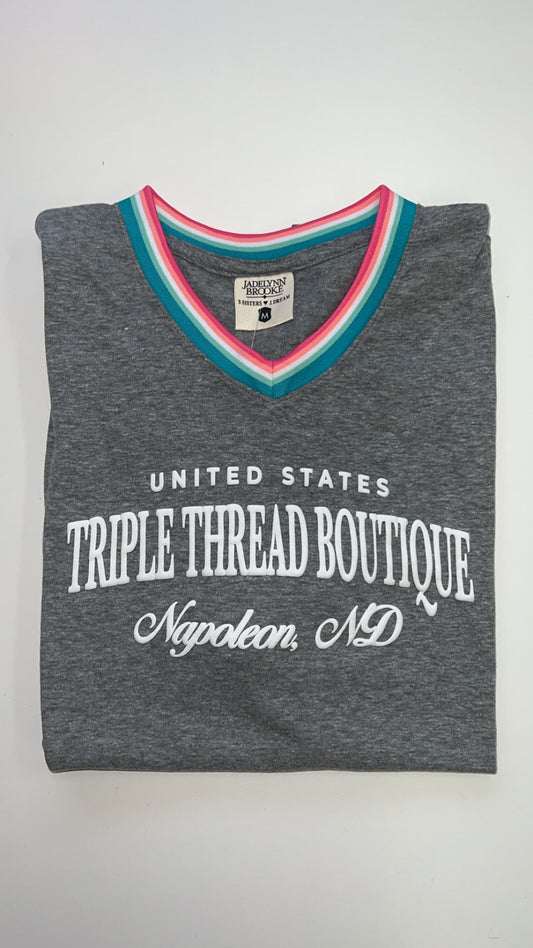 Grey Triple Thread Shirt