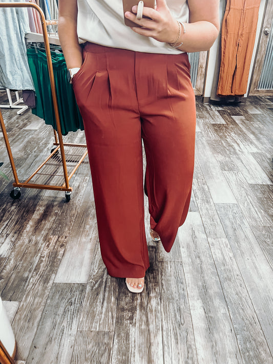 Chocolate Wide Leg Pants