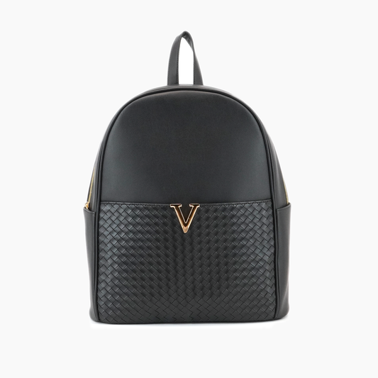 Classic Vegan Leather Medium Backpack