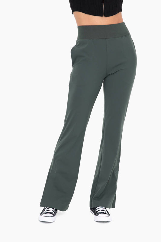 Graphene-Blend Wide Leg Active Pants