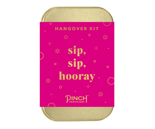 Hangover Kit | Pink - Sip, Sip, Hooray  - Valentine's Gifts