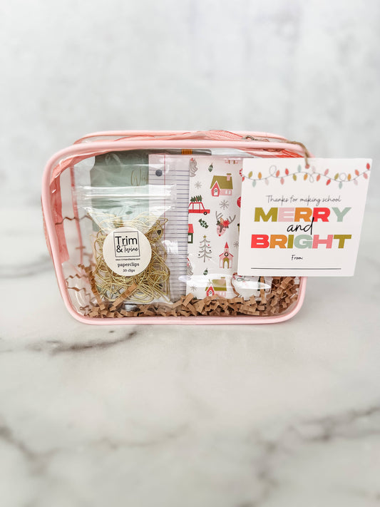 Merry + Bright Teacher Gift