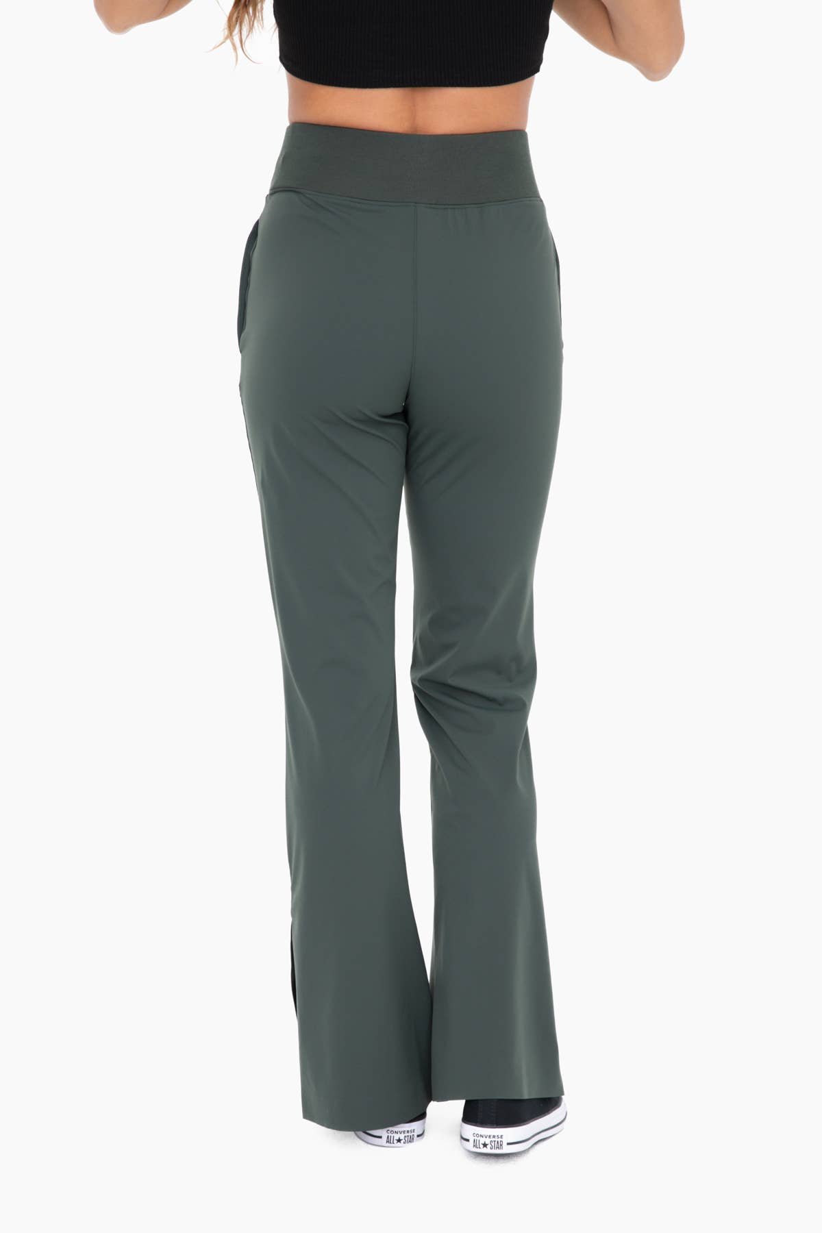 Graphene-Blend Wide Leg Active Pants