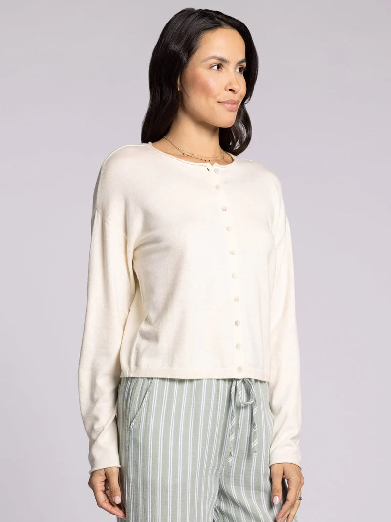 Della Cardigan Ivory