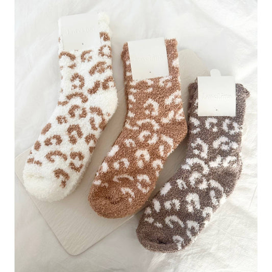 Assorted Leopard Print Socks for Women - JAMI