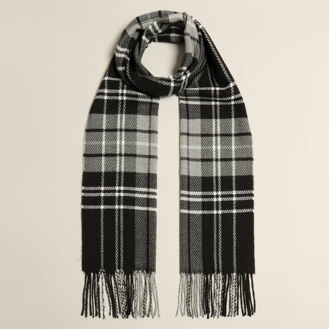 Herringbone Lightweight Cashmere Feel Scarf