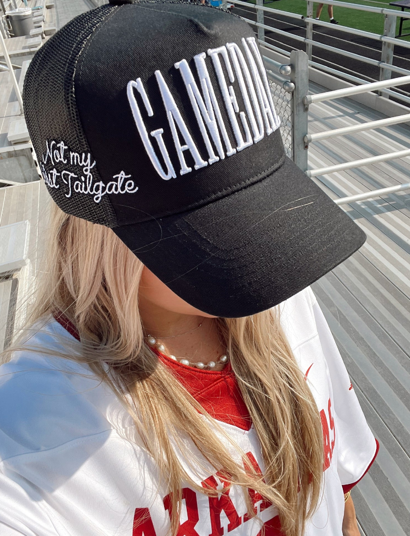 GAMEDAY. - Not My First Tailgate Vintage Trucker Hat