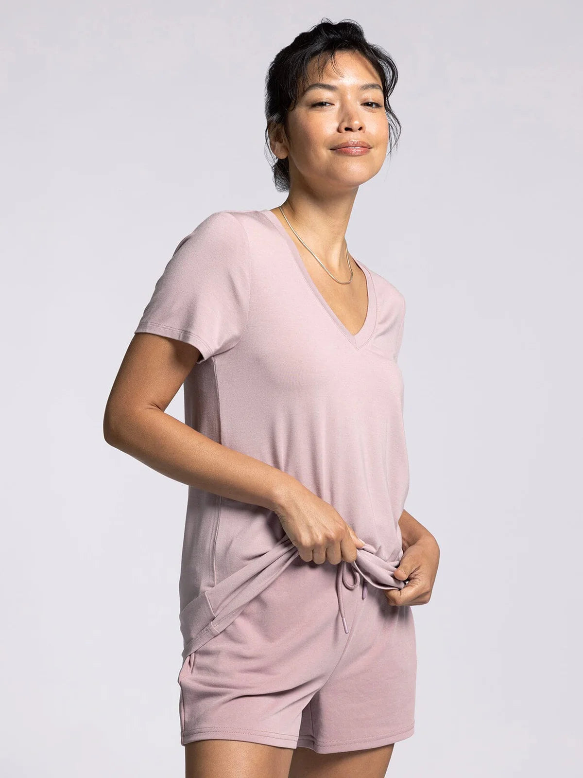 Smokey Mauve Tatiana Tee